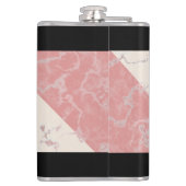 Elegant 37th Alabaster Wedding Jubileum Heupfles (Achterkant)