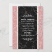 Elegant 37th Alabaster Wedding Jubileum Kaart (Achterkant)