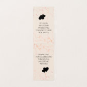 Elegant 37th Alabaster Wedding Jubileum Kaart (Binnenkant ongevouwen)