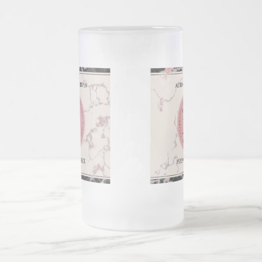 Elegant 37th Alabaster Wedding Jubileum Matglas Bierpul (Center)