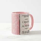 Elegant 37th Alabaster Wedding Jubileum Mok (Voorkant rechts)