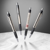 Elegant 37th Alabaster Wedding Jubileum Pen