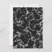 Elegant 37th Alabaster Wedding Jubileum Save The Date (Achterkant)