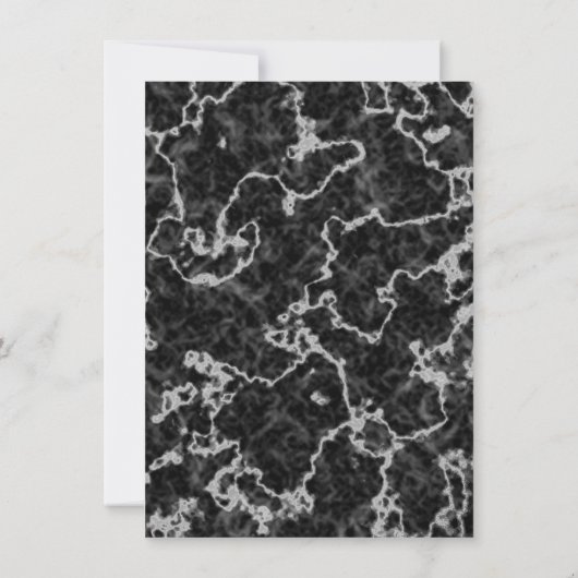 Elegant 37th Alabaster Wedding Jubileum Save The Date (Achterkant)