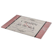 Elegant 37th Alabaster Wedding Jubileum Snijplank (Hoek)