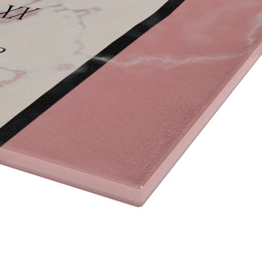 Elegant 37th Alabaster Wedding Jubileum Snijplank (Hoek)