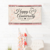 Elegant 37th Alabaster Wedding Jubileum Spandoek (Insitu)