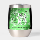 Elegant 38th Emerald Wedding Jubileum (Voorkant)