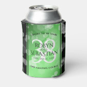 Elegant 38th Emerald Wedding Jubileum Blikjeskoeler (Blikje Achterkant)