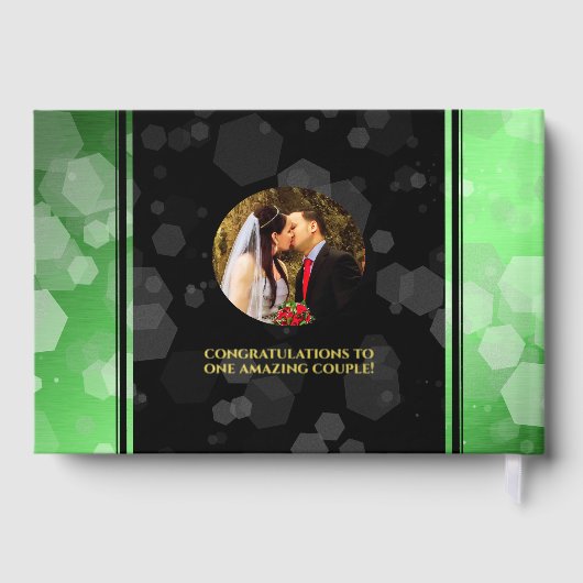 Elegant 38th Emerald Wedding Jubileum Gastenboek (Achterkant)