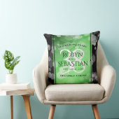 Elegant 38th Emerald Wedding Jubileum Kussen (Stoel)