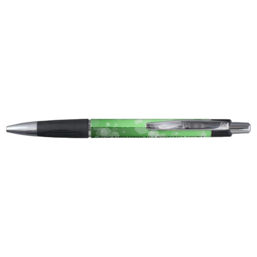 Elegant 38th Emerald Wedding Jubileum Pen (Achterkant)