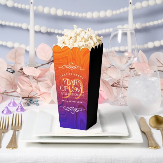 Elegant 39th Agate Wedding Jubileum Celebration Bedankdoosjes (Huwelijk)