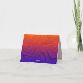 Elegant 39th Agate Wedding Jubileum Celebration Bedankkaart (Achterkant)