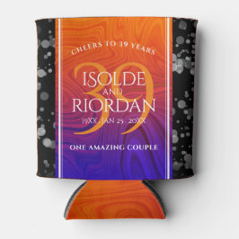 Elegant 39th Agate Wedding Jubileum Celebration Blikjeskoeler