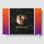 Elegant 39th Agate Wedding Jubileum Celebration Gastenboek (Achterkant)