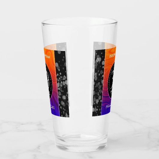 Elegant 39th Agate Wedding Jubileum Celebration Glas (Links)