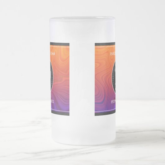 Elegant 39th Agate Wedding Jubileum Celebration Matglas Bierpul (Center)