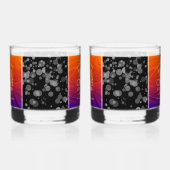 Elegant 39th Agate Wedding Jubileum Celebration Whisky Glas (Rechts)