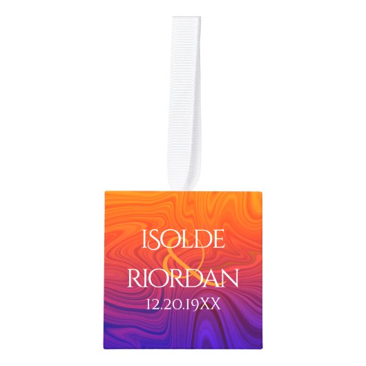 Elegant 39th Agate Wedding Jubileum Decoratie (Voorkant)