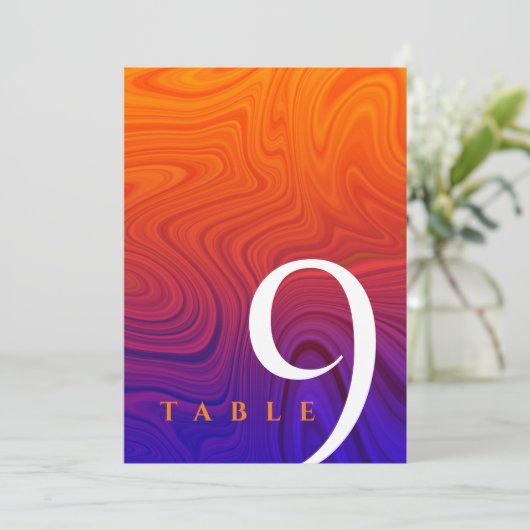 Elegant 39th Agate Wedding Jubileum Kaart (Staand voorkant)