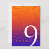 Elegant 39th Agate Wedding Jubileum Kaart (Achterkant)