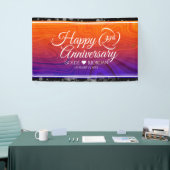 Elegant 39th Agate Wedding Jubileum Spandoek (Beurs)
