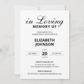 Elegant 3 foto collage begrafenismonument kaart (Achterkant)