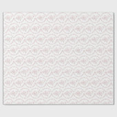 Elegant 3D Elegant Heart Wedding Jubileum Cadeaupapier (Vlak)