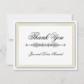 Elegant 3D - Hartelijk dank - kaart (Voorkant)