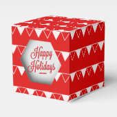 Elegant 3D Prettige feestdagen Bedankdoosjes (Voorkant Zijde)