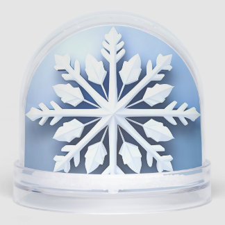 Elegant 3D-sneeuwvlokontwerp Sneeuwbol