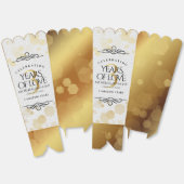 Elegant 3rd Leather Wedding Jubileum Bedankdoosjes (Ongevouwen)