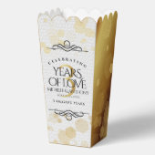 Elegant 3rd Leather Wedding Jubileum Bedankdoosjes (Voorkant)