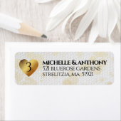 Elegant 3rd Leather Wedding Jubileum Etiket (Insitu)