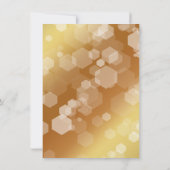 Elegant 3rd Leather Wedding Jubileum Save The Date (Achterkant)