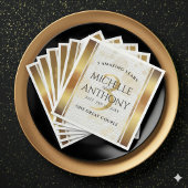 Elegant 3rd Leather Wedding Jubileum Servet