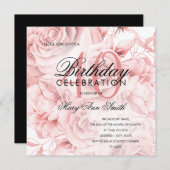 Elegant 40e verjaardag Floral Roos Gold (Voorkant / Achterkant)