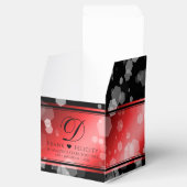 Elegant 40th 80th Ruby Wedding Jubileum Bedankdoosjes (Geopend)