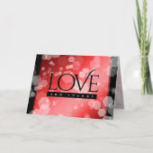 Elegant 40th 80th Ruby Wedding Jubileum Bedankkaart (Voorkant)