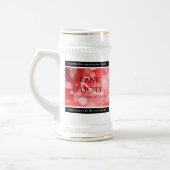 Elegant 40th 80th Ruby Wedding Jubileum Bierpul (Links)