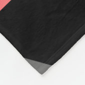 Elegant 40th 80th Ruby Wedding Jubileum Fleece Deken (Hoek)