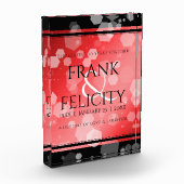 Elegant 40th 80th Ruby Wedding Jubileum Fotoblokken (Links)