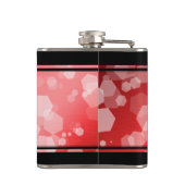 Elegant 40th 80th Ruby Wedding Jubileum Heupfles (Achterkant)