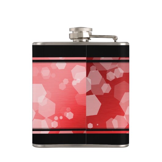 Elegant 40th 80th Ruby Wedding Jubileum Heupfles (Achterkant)