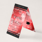 Elegant 40th 80th Ruby Wedding Jubileum Kaart (Voorkant)