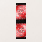 Elegant 40th 80th Ruby Wedding Jubileum Kaart (Buitenkant ongevouwen)