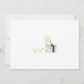 Elegant 40th Birthday Party Invitation Kaart (Achterkant)