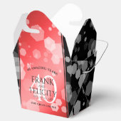 Elegant 40th Ruby Wedding Jubileum Bedankdoosjes (Geopend)