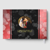 Elegant 40th Ruby Wedding Jubileum Celebration Gastenboek (Achterkant)